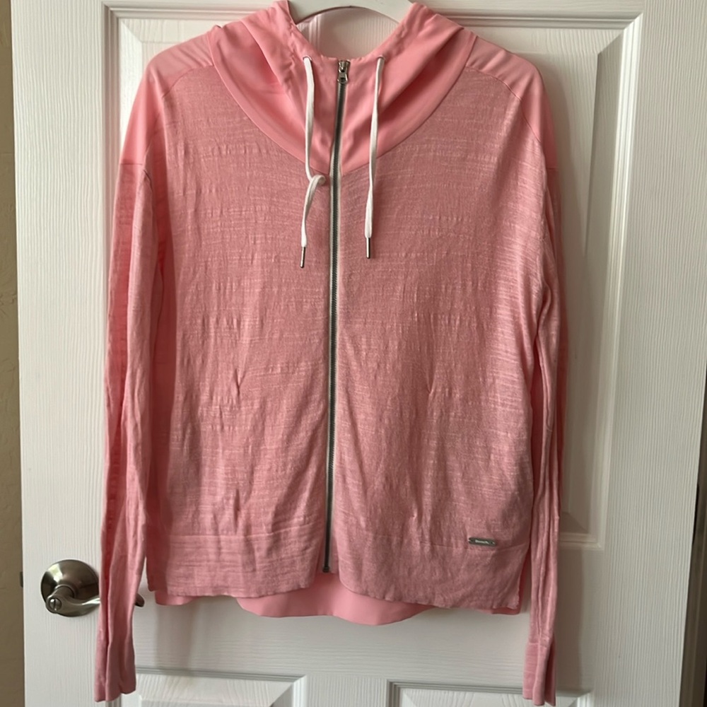 Light Pink Women’s Zip-Up Hooded Jacket
